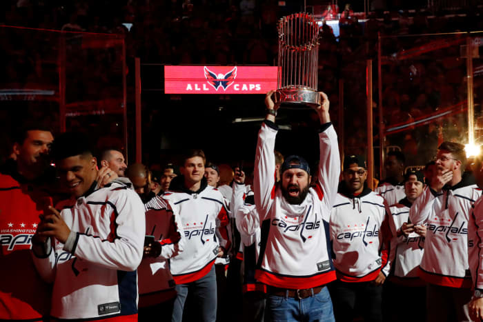 Washington Nationals celebrate World Series win at Capitals game